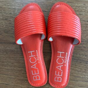 Matisse Beach Troller Slide Sandals cherry red 9